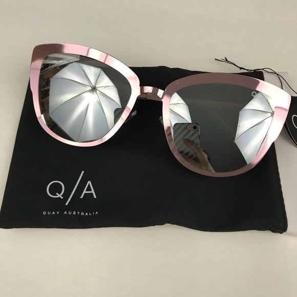 Quay Australia Super Girl Pink Sunglasses - Picture 3 of 8